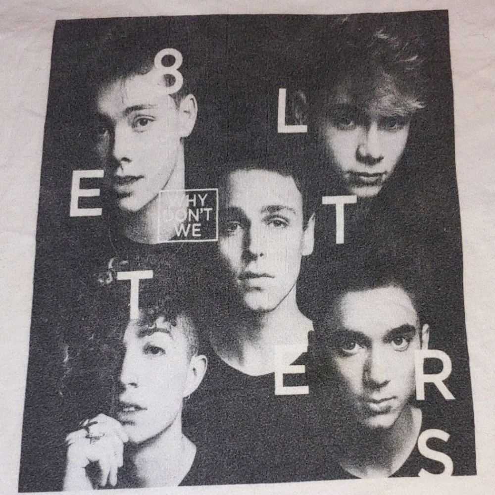 Why Don't We "8 Letters" Concert Tee Large